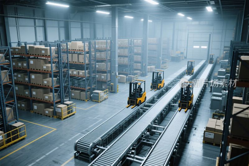 大型仓库运输场景