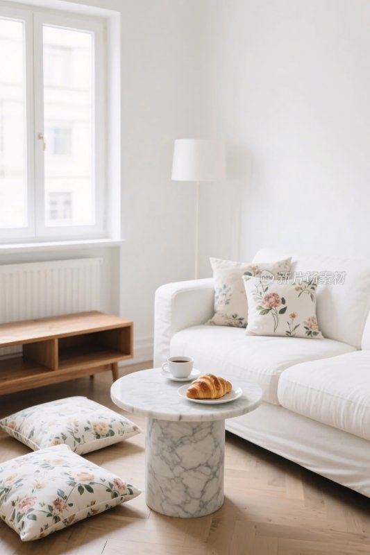 简约温馨客厅场景图