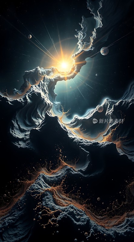 宇宙奇观星云与行星