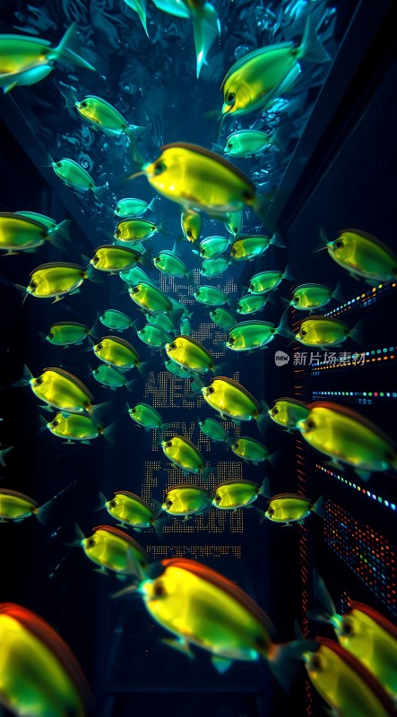 海洋之舞黄鱼群游