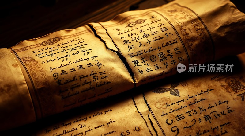 古卷秘文神秘手稿