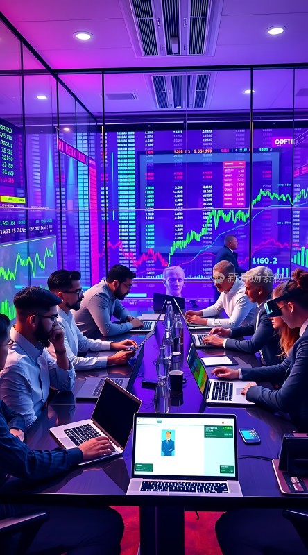 金融会议专家团队分析股市数据