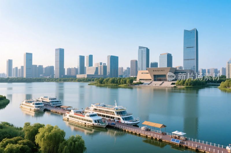 城市滨水风光景致