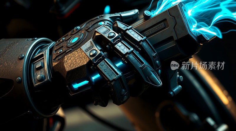 机械手臂发光科技感十足