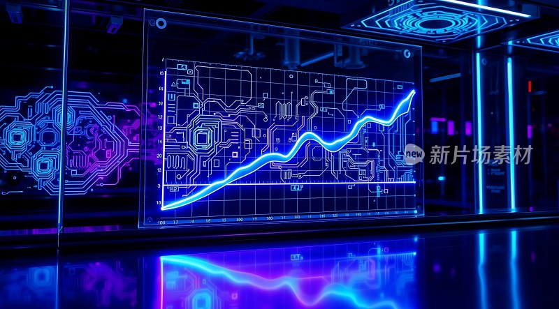科技感数据图表展示