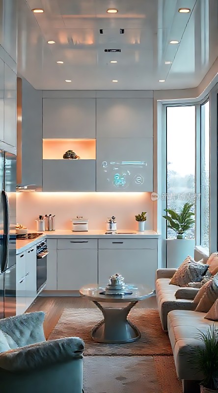 现代简约风格家居温馨明亮生活空间