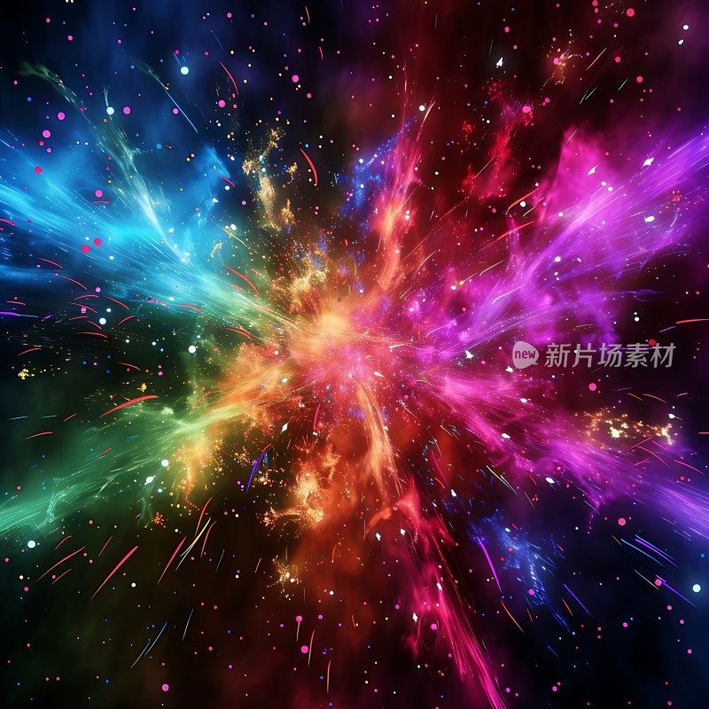 五彩斑斓的宇宙爆炸