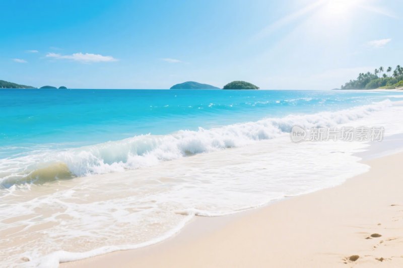 风景海滩美景图
