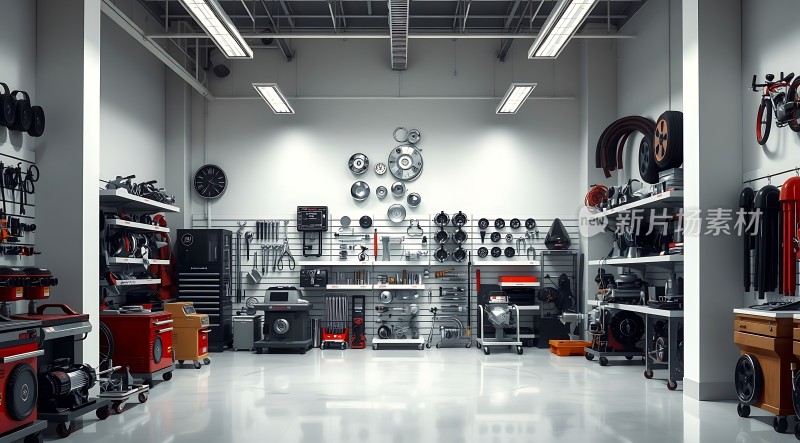 整洁明亮的车间工具和设备一应俱全