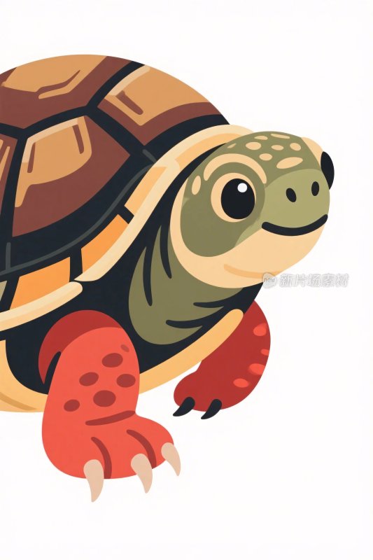 卡通乌龟插画