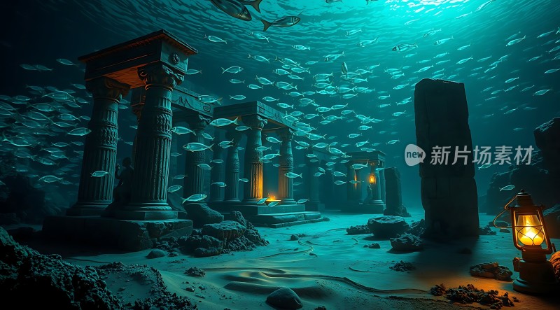 水下古建筑遗迹