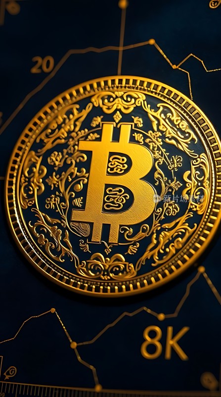黄金比特币数字货币价值象征