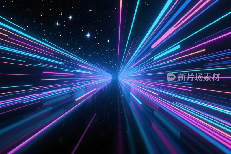 未来科技光轨背景