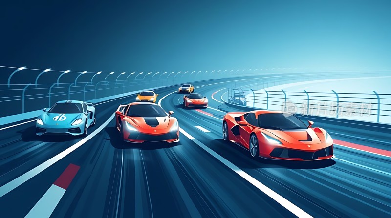 赛道飞驰赛车竞速