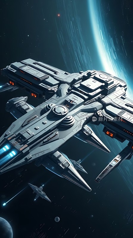 星际飞船探索未知宇宙