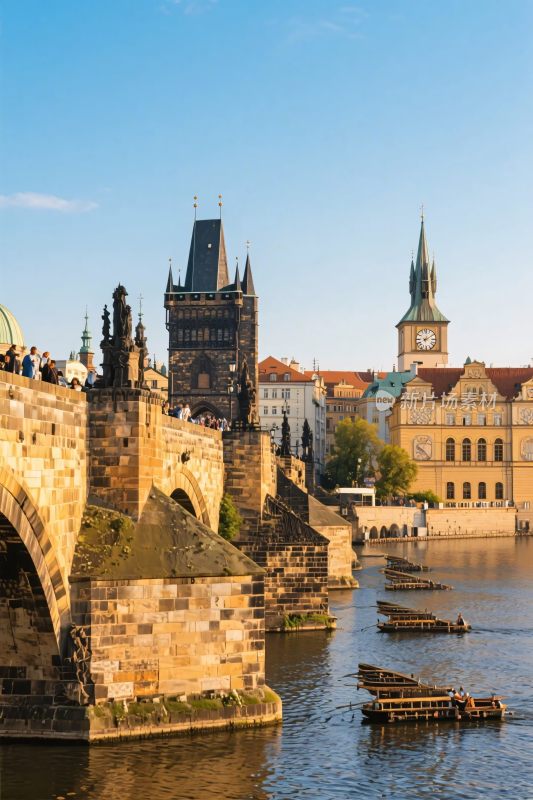 布拉格查理大桥风景
