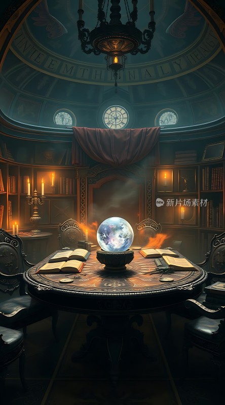 神秘书房里的水晶球