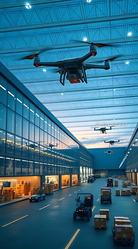 智能物流中心无人机与无人车协同作业