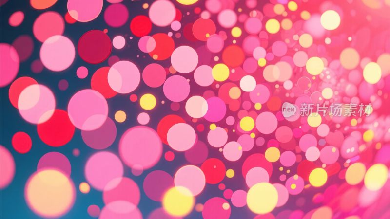 梦幻彩色光斑背景图