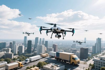 城市无人机配送场景
