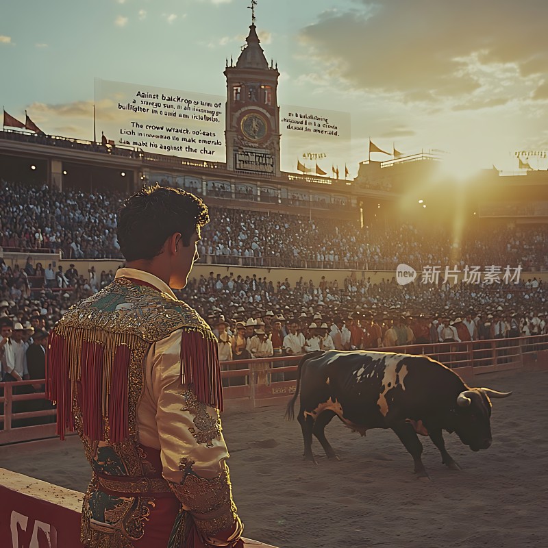 斗牛士与公牛的对决