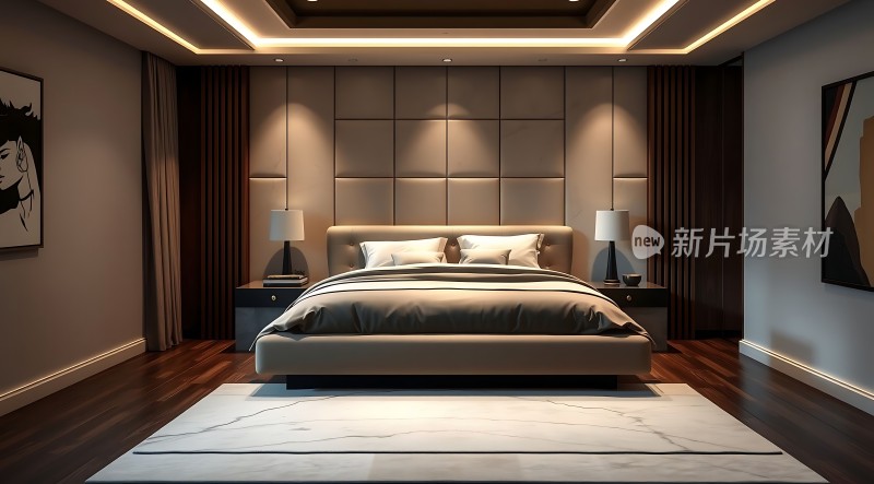 现代卧室设计简约风格舒适温馨