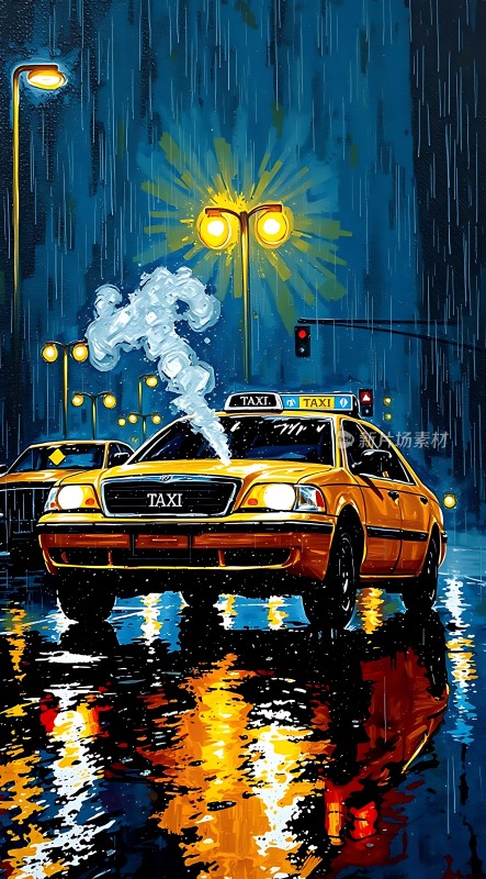 雨夜出租车