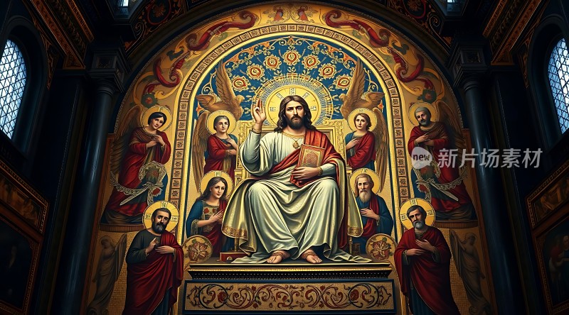 圣殿之光耶稣与天使共舞