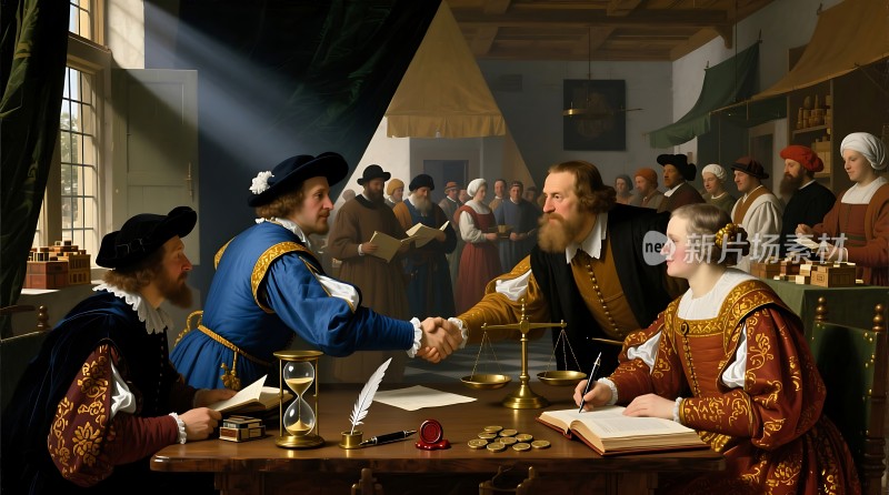 商贾交易握手言和