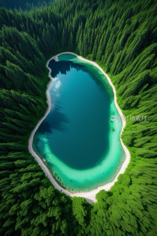 湖泊景观高清风景图片