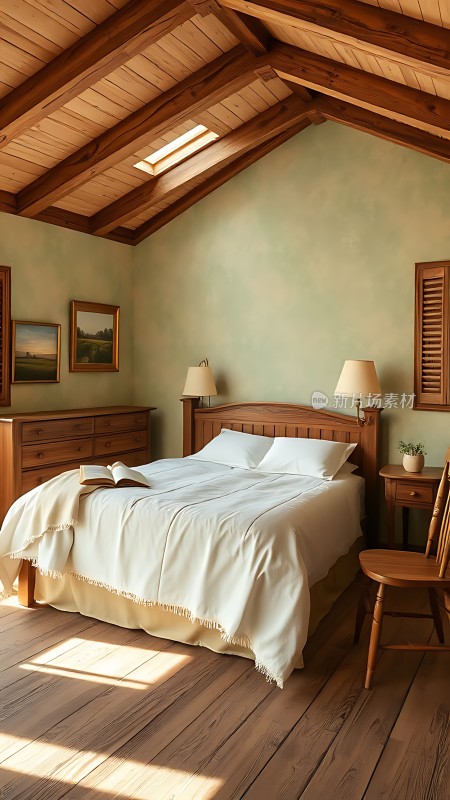 阳光卧室宁静温馨