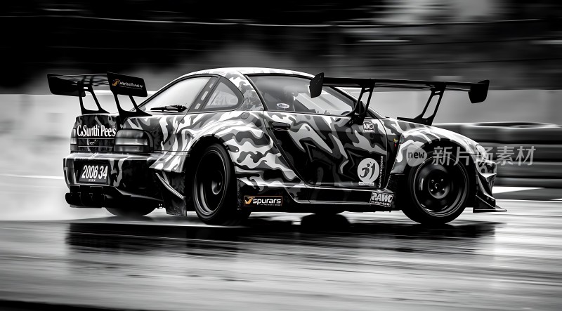 疾驰的赛车速度与激情的完美结合