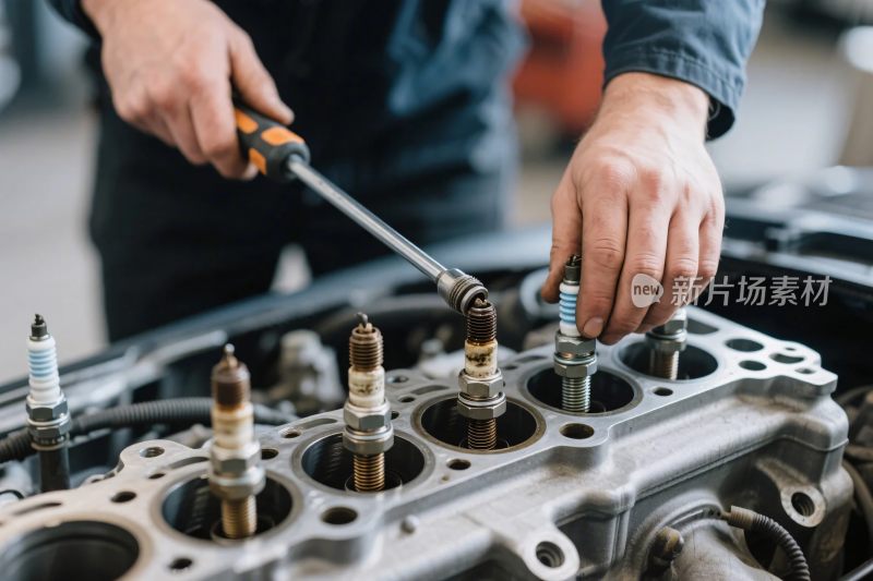 汽车引擎维修操作