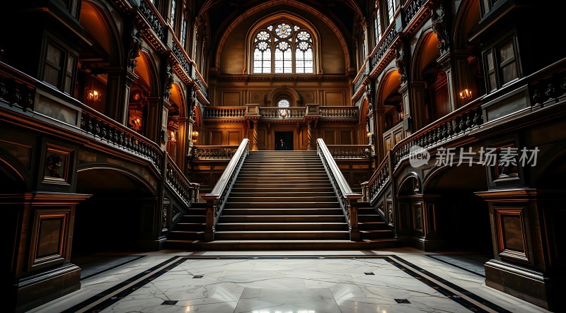 宏伟楼梯下的神秘宫殿
