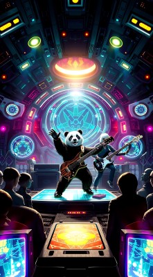 熊猫乐队演奏现场 熊猫乐队演奏现场