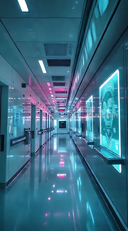 霓虹走廊科技感十足