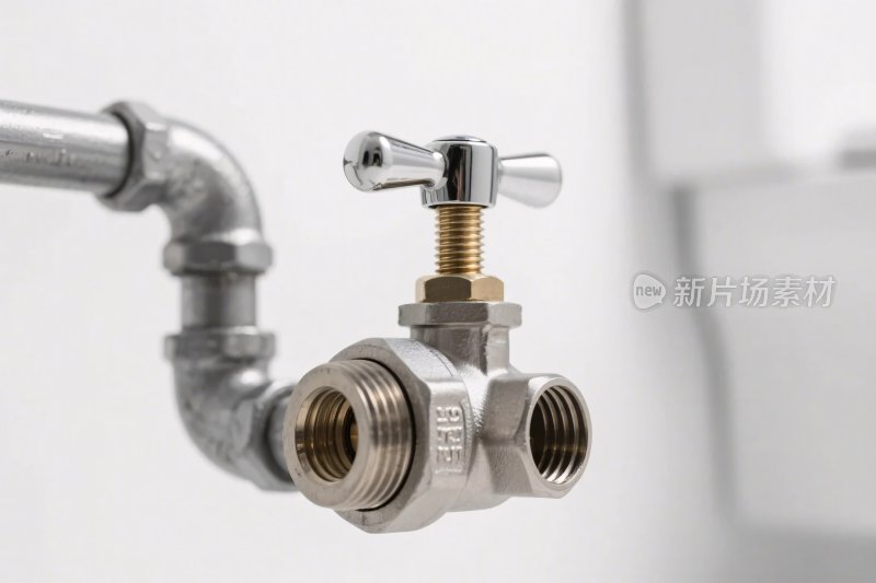 管道阀门特写照片