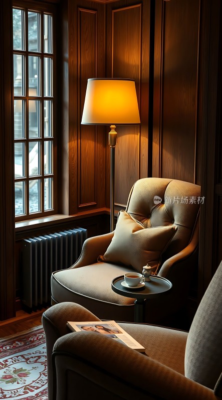 温馨角落舒适阅读时光