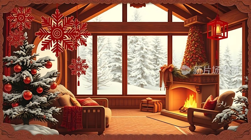 温馨圣诞小屋