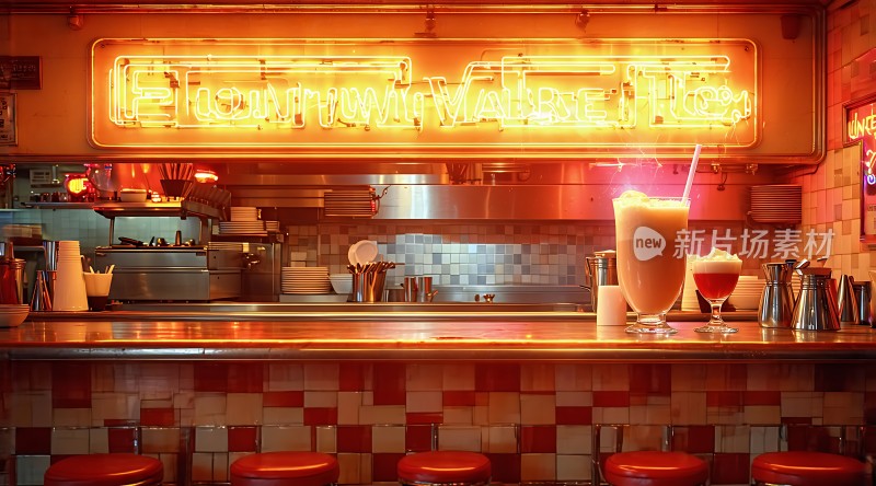 复古餐厅温馨氛围