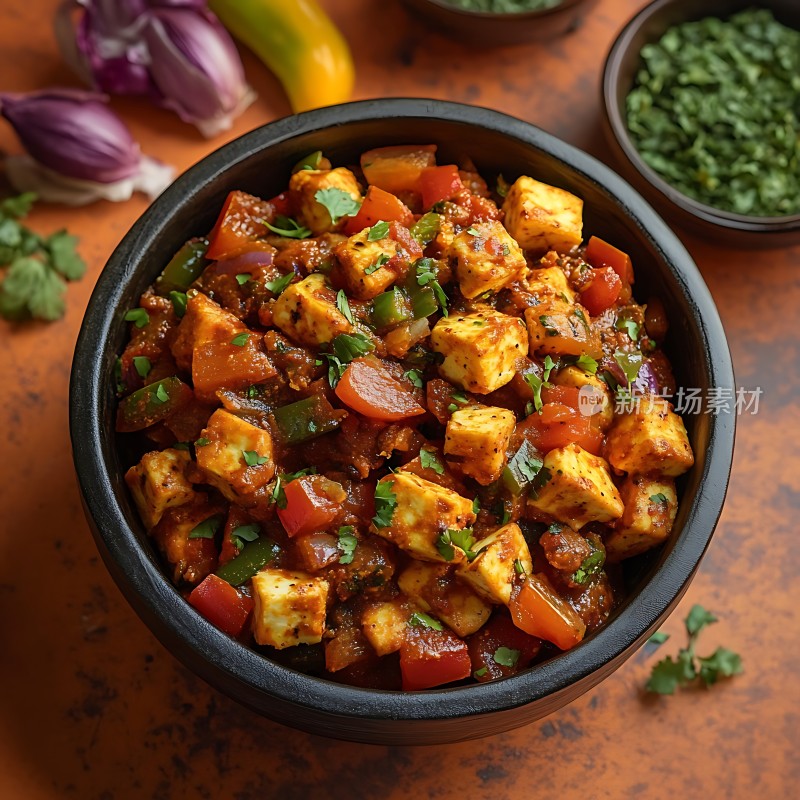 香辣豆腐蔬菜大杂烩