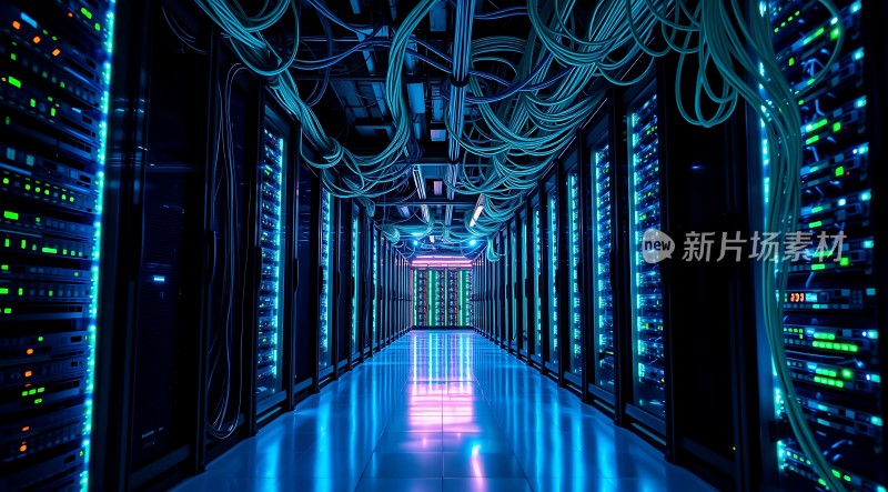 数据中心里的未来科技世界