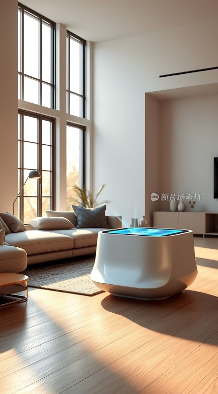 现代客厅设计简约风格自然光线充足家具简洁大方