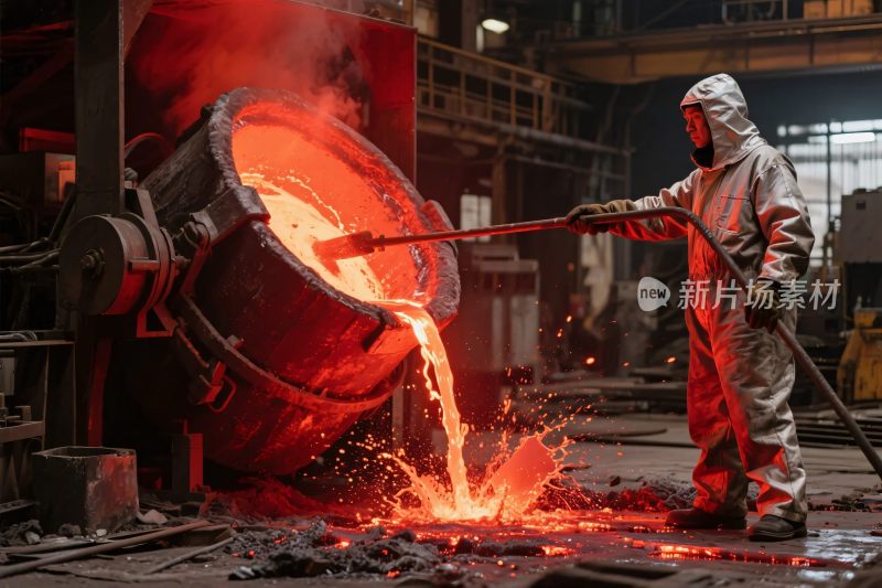 工业冶炼作业场景