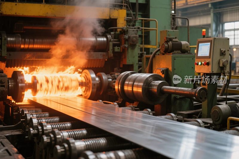 工业钢材生产场景