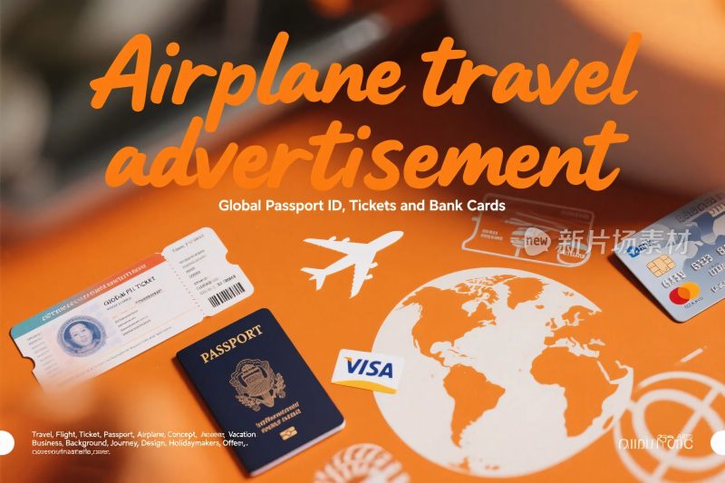 飞机旅行广告宣传