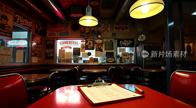 复古餐厅温馨氛围