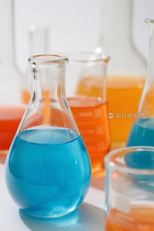 实验室液体容器实验场景
