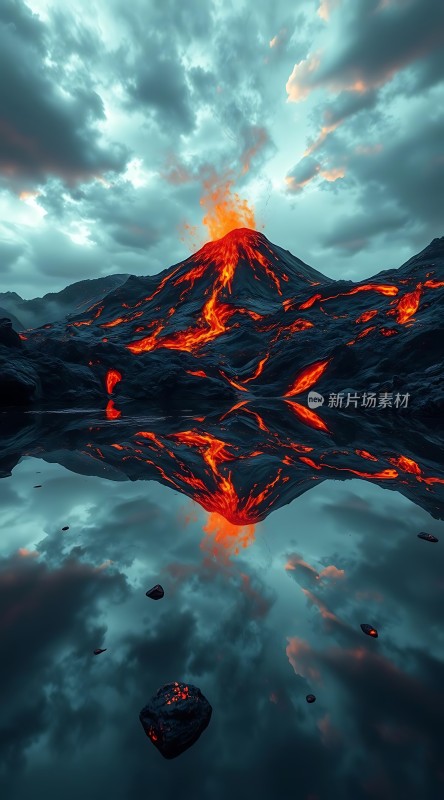 熔岩火山奇景