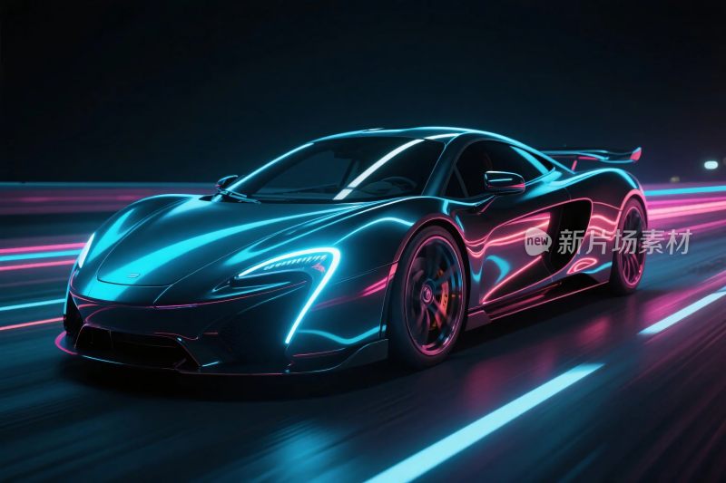 霓虹未来跑车